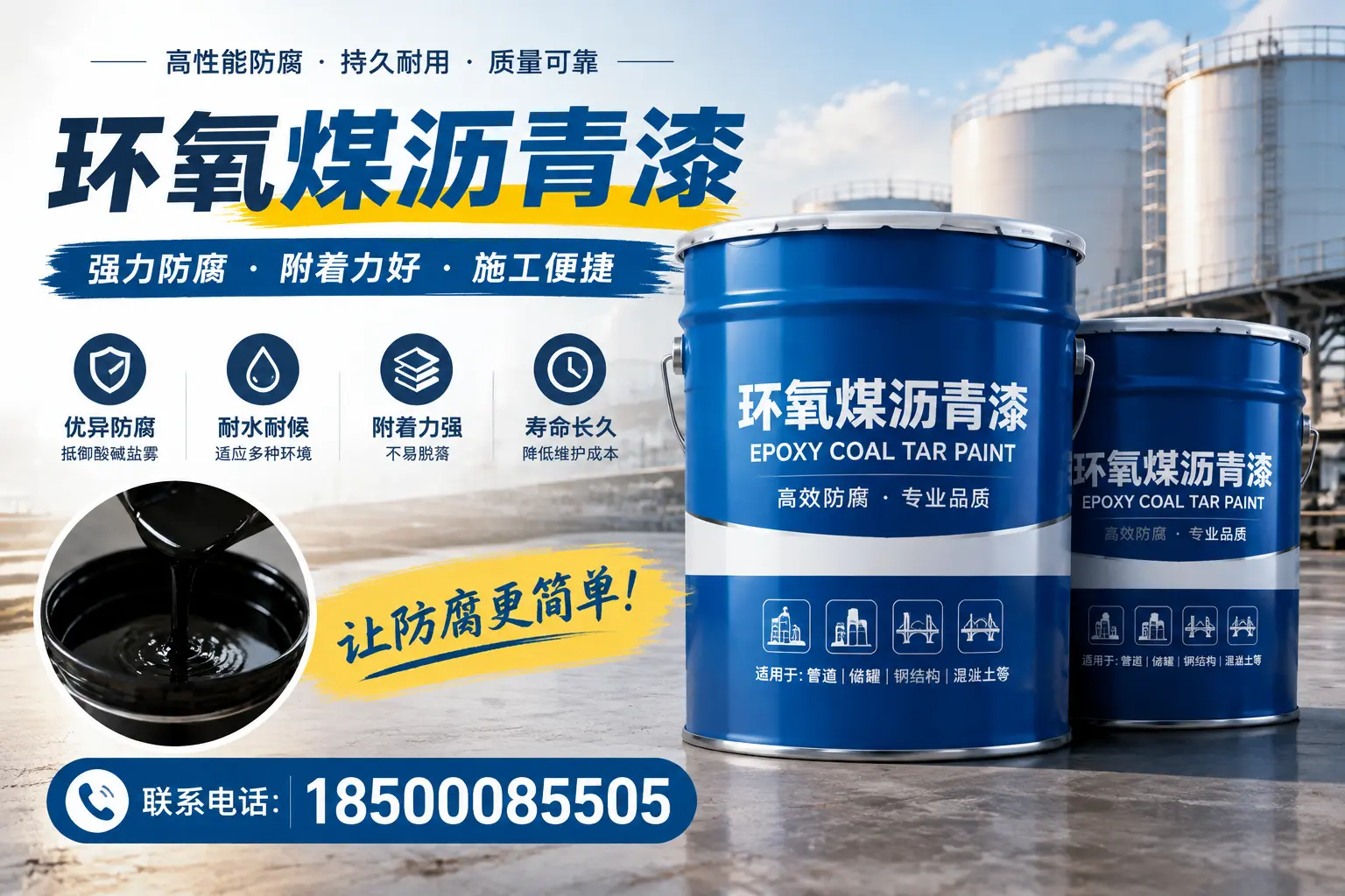 环氧煤沥青漆的环保性分析，东营企业的选择依据